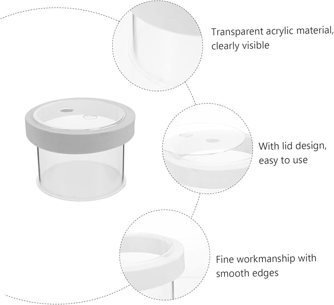 NOLITOY 2pcs Fish Box Floating Aquarium Breeding Box Transparent Fish Separator Cups for Fry Hatching and Home Aquariums