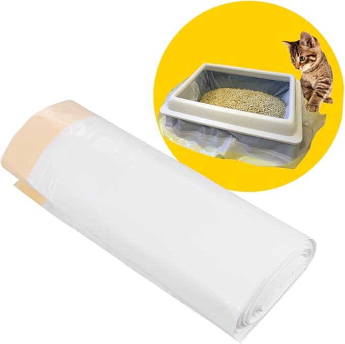 BESPORTBLE 7pcs Cat Litter Cleaning Bags Thickened Cat Litter Box Liners and Waste Bags for Easy Cleanup s