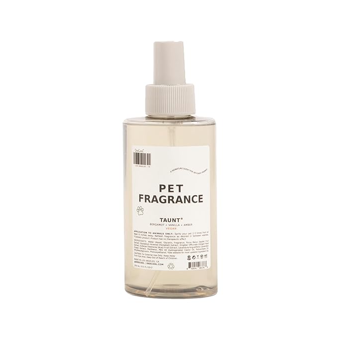 DedCool Pet Fragrance | 01 Taunt | Clean Luxury Pet Perfume for Dogs & Cats | Long-Lasting Deodorizing Spray | Non-Toxic, Vegan | 8.5 fl oz