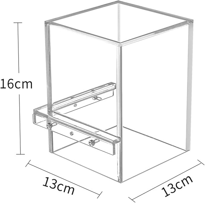Negative Pressure Fish Tank Small Fish Breeding Box Portable Acrylic Fish Tank Aquarium Tank for Dorm Batnroom Tabletop Home