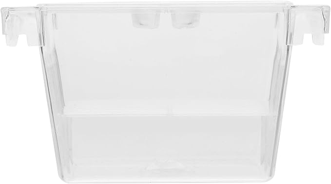 Fish Incubator Box with Divider Aquarium Breeding Hatchery for Betta Isolation, Aquarium Overflow and Nursery Box for Fish in Home Tanks
