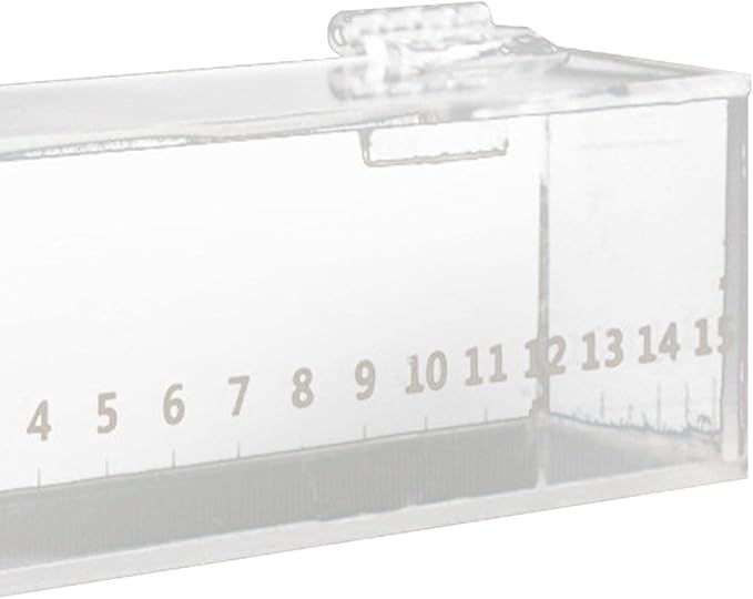 Fishing Fish Viewing Box Acrylic with Lid Mini Aquarium Outdoor Indoor Small Portable Safe Fish Breeder Hatching Boxes with Scale