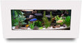 Aussie Aquariums AA-Skyline-MWHITE 2.0 Wall Mounted Aquarium, Matte White