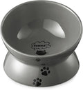 Y YHY Cat Bowls,Grey