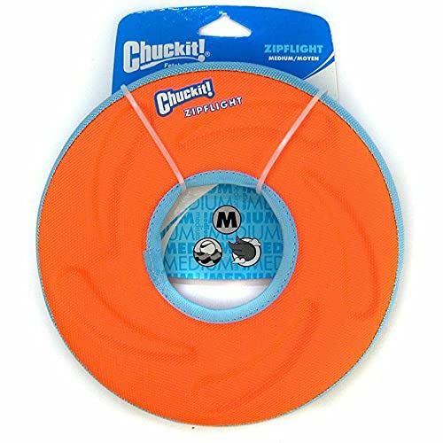 Chuckit Zipflight Amphibious Flying Ring - Assorted Small – 6 in. Diameter (4 Pack)