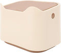Asixxsix Cat Litter Trash Can, Compact Enclosed with Press Lid for Home Use Multipurpose Mini Garbage Bin Space Saving Easy Clean