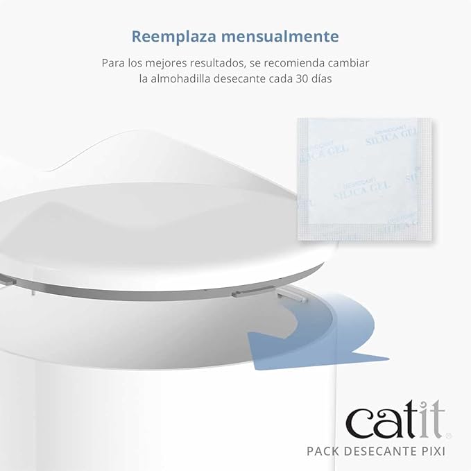 Catit PIXI Smart Feeder Replacement Desiccant Pads for Automatic Cat Food Dispenser, 3 Pack