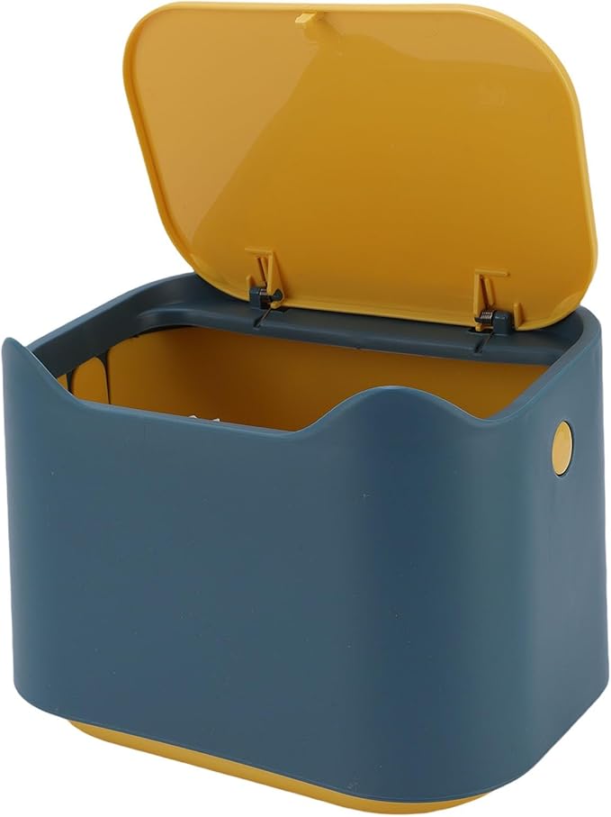 Ejoyous Cat Litter Trash Can Press Seal Lid Airtight Odor Control Cat Poop Garbage Bin Small Pet Waste Container with Thickened PP Safe Design for Home Litter Box