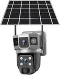 for Outdoor Camera Battery CCTV Monitor 4G SIM Card Network IP Security Pet Camera Motion Detection 3 Screen PTZ Camera(WiFi CCTV No Card)
