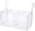 Aquarium Fish Breeding Box - Transparent Acrylic Fish Tank Hatchery Hanging Incubator for Shrimp Clownfish (Hook 201011cm)