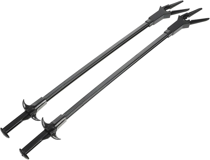 FRCOLOR 4pcs Aquatic Plant Tweezers Tongs for Aquarium Cleaning Fish Feeding Water Plant Tools for Aquatic Environments Black