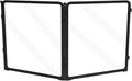 FXW AuraSpace Pro Metal & Acrylic Indoor Dog Playpen, All-Acrylic Clear Heavy-Duty Design, 24" Height 2 Acrylic Panels for Puppies & Small Dogs, Black│Patented