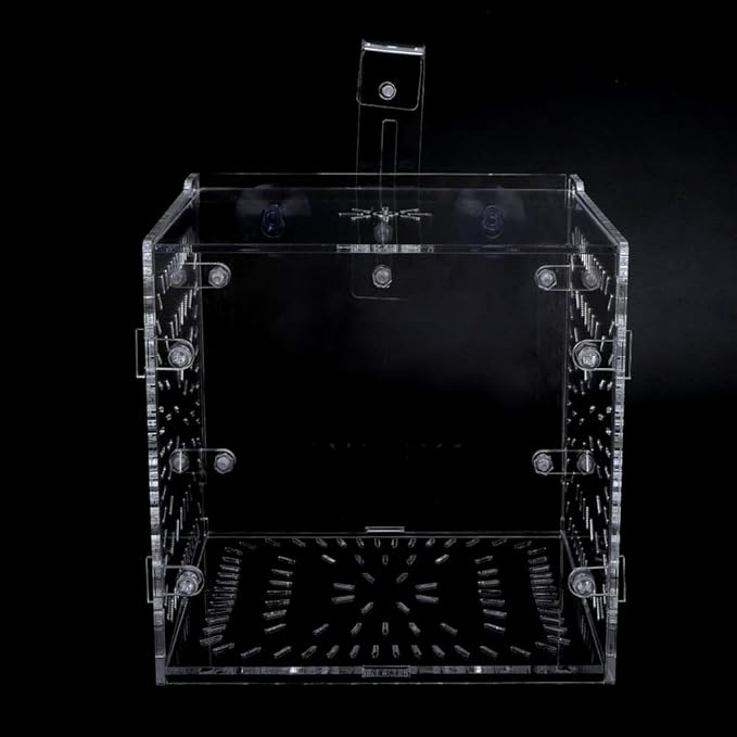 Fish Tank Breeding Box Aquarium Isolation Box Transparent Acrylic Fish Tank Incubation Box for Aggressive Injured Sick Fish Shrimp 15x15x15cm 30x15x15cm 20x20x20cm (15CM*15CM*15CM)
