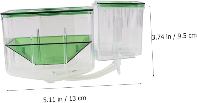 BESPORTBLE Self Guided Incubator Box for Fish Breeding Transparent Isolation Tank for Aquarium Protects Sick Fish Improves Survival Rates