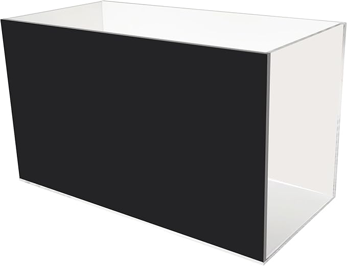 FixtureDisplays® 16.1 X 7.9 X 8.3" 5 Gallon Premium Clear Acrylic Fish Tank 22192-NF