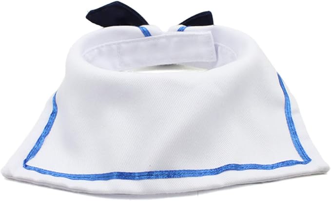 PETLESO Cat Costume Cat Sailor Hat Small Dog Outfit Pet Halloween Costumes for Kitten,Puppy