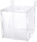 Aquarium Fish Breeding Box - Transparent Acrylic Fish Tank Hatchery Hanging Incubator for Shrimp Clownfish (Hook 151516cm)