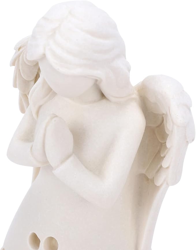 BEARAE Loss of Dog Sympathy Gift, Dogs Memorial Gifts, Pet Loss Candle Holder Figurine Statue, Dog Passing Away Statue Remembrance Gift, Puppy Angel Figurine for Dogs Owners