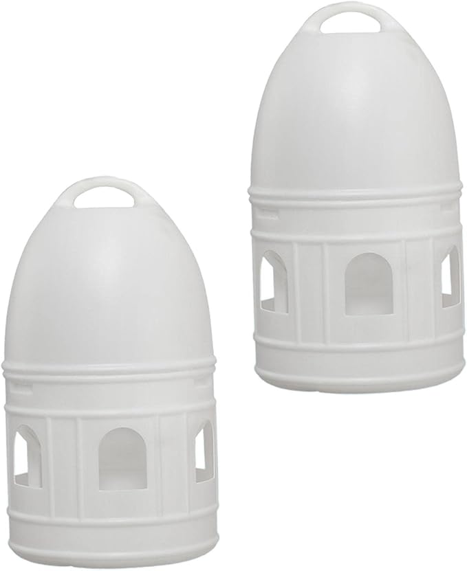 2X Pigeon Water Dispenser Automatic Feeder, 10L Water Pot Container, Large Capacity Waterer, Bird Feeding Drinker for Chicken Parrot Duck Parakeet