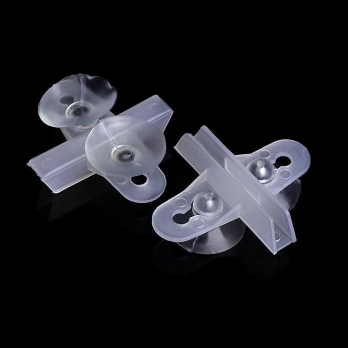 5 Pieces Aquarium Divider Clips with Suction Cups Fish for Separating Easy to