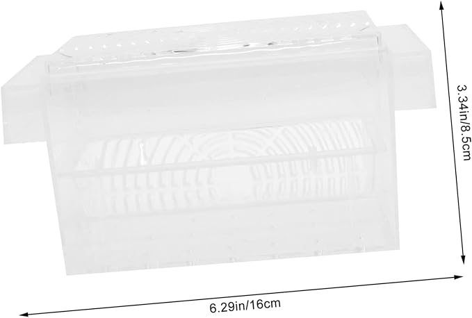 FRCOLOR 2pcs Fish Fry Breeding Box Aquarium Isolation to Install Cup Fish Fry Wear-Resistant Material for Aquariums and Tanks