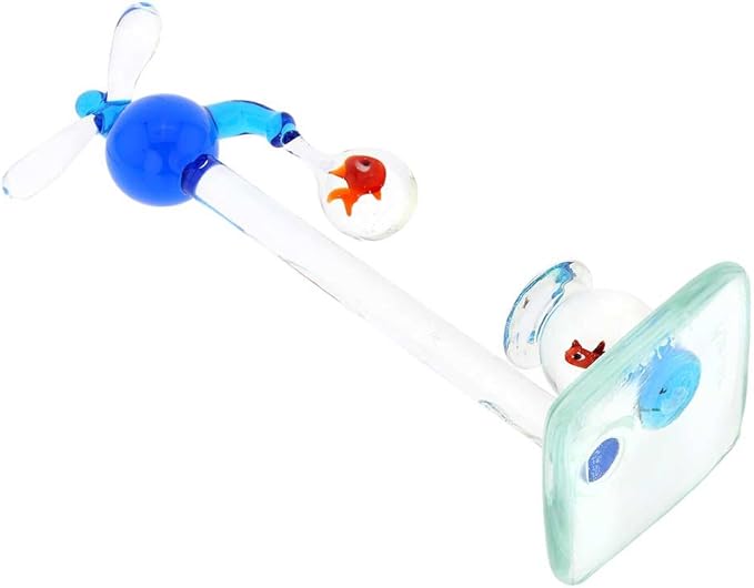Glass Of Venice Murano Glass Faucet and Aquarium with Fish