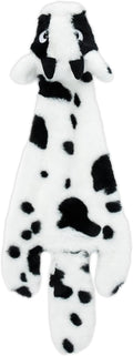 Best Pet Supplies Squeaky Dog Toys with Soft Durable Fabric for Small, Medium and Large Pets Interactive Toy for Indoor Play, Supports Active Biting and Play - Cow, Small