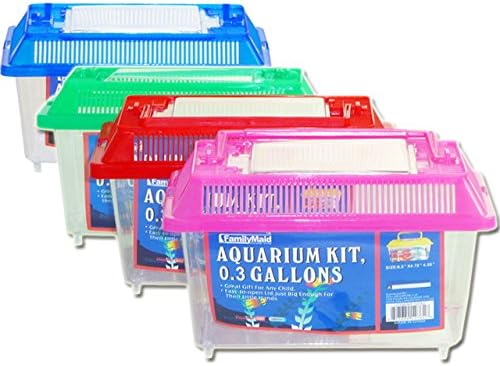 DollarItemDirect Fish Tank with Palm Tree 5 Assorted Rectangular New No 12759, Case of 72