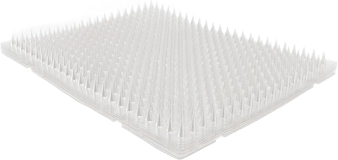 8Pcs Cat Mat, Deterrent Mats, Recyclable Deterrent Scat Mat for Cats Dogs Indoor Outdoor, Large Coverage 34x425cm., Safely Repel Animals Without Harm