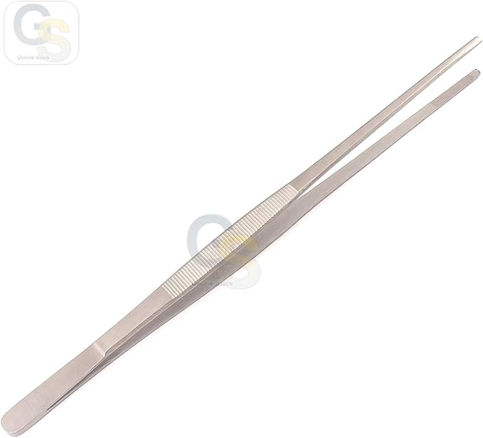 G.S Aquarium Plant Tools Stainless Steel Tweezers and Tweezers Set (3Pcs)