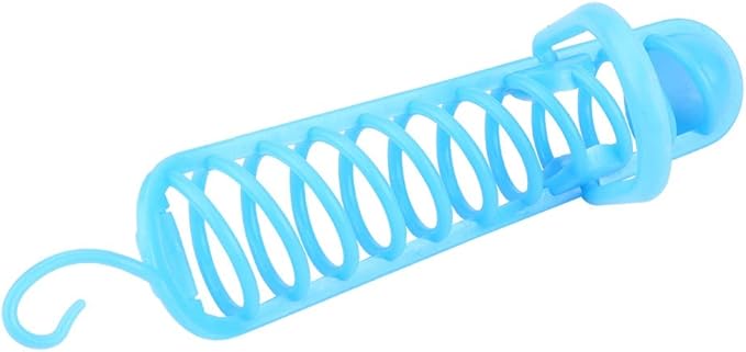 Millet Holder for Birds Parrots Feeder Basket Hollow Basket Food Fruit Feeding Perch Stand Hanging Fruit Vegetable Millet Container Birds Feeders(Blue)