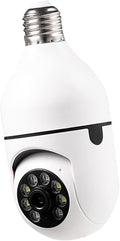 Home WiFi Camera Light Bulb IP Security Camera Wireless Night Network Surveillance Baby Monitor Dog Pet Camera Indoor 360 Eyes Night Vision Camera 1080P Home Security Camera/397