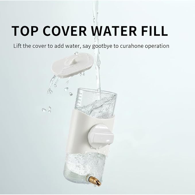 SUPVOX No-Spill Parrot Water Bottle: Automatic Bird Cage Dispenser - Large Capacity Leakproof Waterer for Cockatiel Cockatoo Parakeet - Easy to Clean & Refill, White