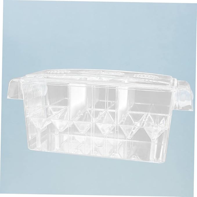 Acrylic Fish Breeding Tank Isolation Box with Suction Cups 1pcs Aquarium Incubator Hatching Box for Fish Tank Breeding and Aquatic Hatchery