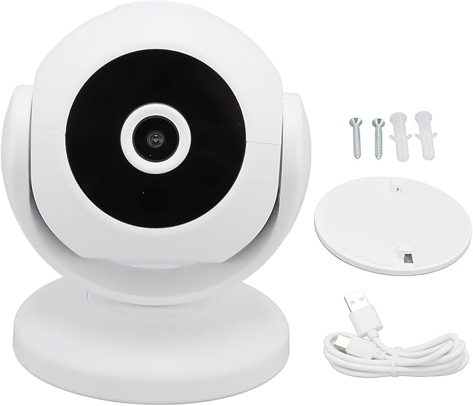 Bewinner 2K Indoor Security Camera, 360 Degree Cameras for Home Security Indoor with Motion Detection, Pet Camera with Phone App