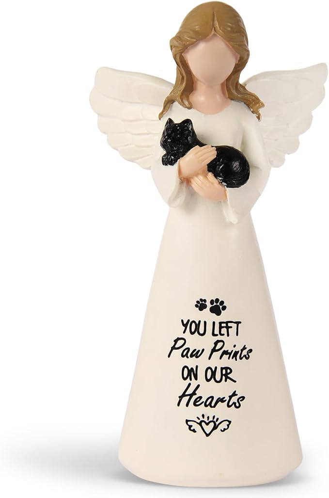 Cat Memorial Gifts for Loss of Cat - Sympathy Gift for Cat Lovers, Pet Memorial Keepsake for Grieving Cat Owners, Remembrance Gifts for Loss of Pet (Black Cat)