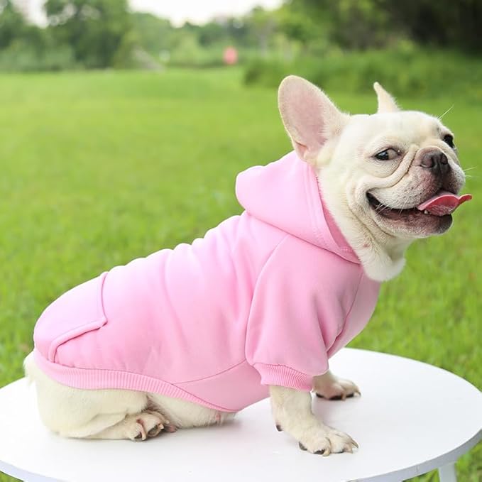 TAPBULL Dog Dresses, Fashionable Pet Dog Sweatshirt Clothes in Light Colors, Cute Cat Birthday Dress Outfit (Pink/Purple/Coffee 3-Pack), X-Large