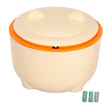 Zerodeko 1Set Enclosed Pet Litter Storage Container with Lid Convenient Operation Trash Can for Waste Management Includes for Spaces and Home
