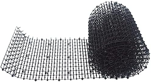 Household Garden Prickle Strip Anti Cat Dog Repellent Deterrent Spike Mat Garden Flower Plant-Black