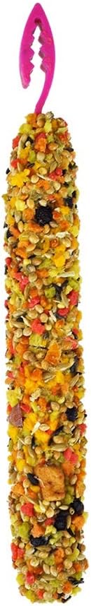 A&E Cage Co. 6 Pack of Smackers Zebra Finch Treat Sticks, 7.25 Inches Each, Fruit Flavor