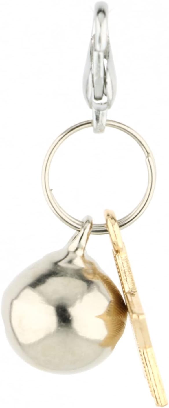 Oasis Plus American USA Flag Star Pet Collar Charm Pendant with Bell for Small Dog Kitty Cat