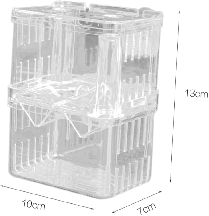 BESPORTBLE Fancy Guppies Live Fish Incubation Box Fish Breeding Tank for Hatchery Safe Easy to Clean