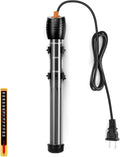 Orlushy Submersible Aquarium Heater,200W Adjustable Fish Tahk Heater with 2 Suction Cups Free Thermometer Suitable for Marine Saltwater and Freshwater