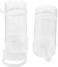 2pcs Automatic Bird Feeder and Waterer for Cage Small Parrot and Cockatiel Food Dispenser Bottles Bird Feeding Watering Supplies