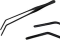 G.S Aquarium Tweezers Long Reptiles Feeding Tongs for Aquatic Plants Spider Snakes Lizards (10.6" Curved)