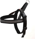 ComfortFlex Sport Dog Harness – No-Choke, Fully Padded, Non-Chafing Harness with Control Handle – Reflective, Lightweight, Adjustable for Active Dogs - Small/Medium, Raven Black