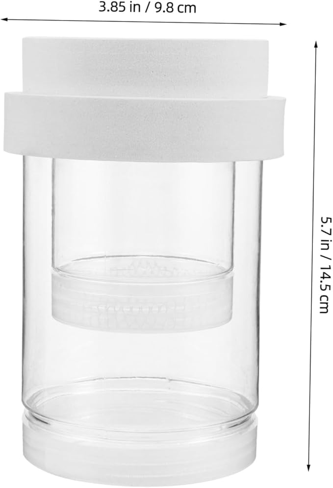 1 Set Fish Breeder Box: Fish Tank Breeding Isolation Box Plastic - Floating Hatchery Incubator for Guppy Betta Shrimps - Aquarium Divider