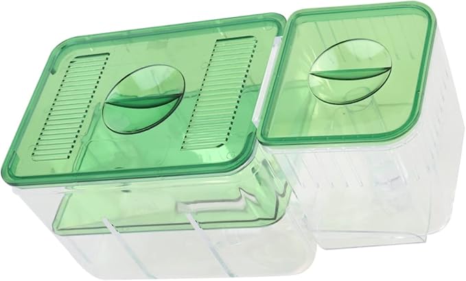 Yardwe Self-Guided Fish Breeding Tank Transparent Incubator Box for Hatching Fish Eggs Isolation Case for Protecting Aquarium Home Setup
