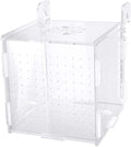 POPETPOP Fish Breeding Box-2 Box Hatchery Incubator Aquarium Fish Breeding Boxes Divider Hatching Boxes Accessory-Hook Pattern