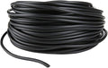 JIH Aquarium 100 Feet Standard 3/16" Black Flexible Airline Tubing for Fish Tank,Terrariums, and Hydroponics